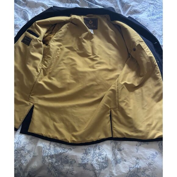 Loro Piana Storm System  rain protection CASHMERE DOUBLE BREASTED OVERCOAT XXL - Picture 13 of 15